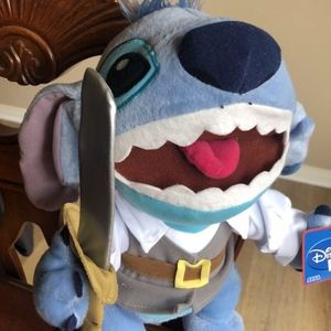 Plush Stitch Pirate Disney Sega